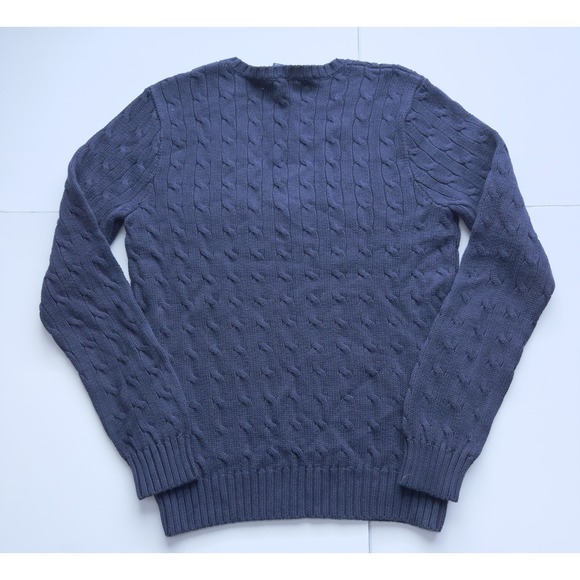 Lot of 2 VTG Ralph Lauren Sport Women's Cable Knit V Neck Sweater Size XL Pony - Picture 10 of 10